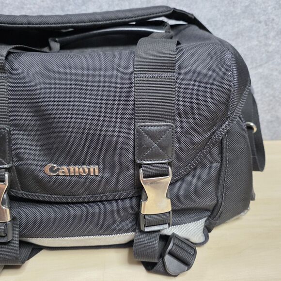 Canon 200DG Digital Camera DSLR Large 15" Tote & Gadget Bag w/ Shoulder Strap - Picture 4 of 11